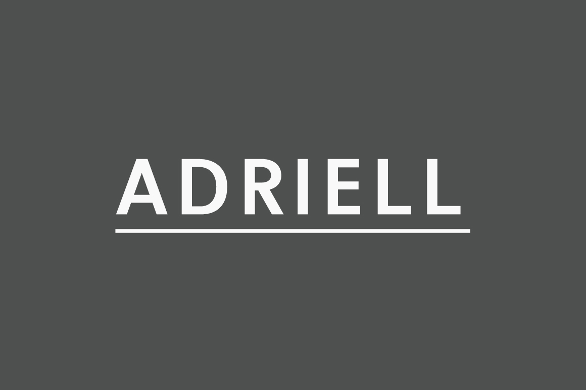Adriell Font Family Review: Minimalist Sans Serif with Five Weights