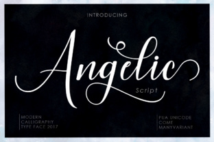Angelic: A Modern Script Font for Bold Designs
