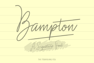 Bampton: A Signature Font with Sophisticated Charm
