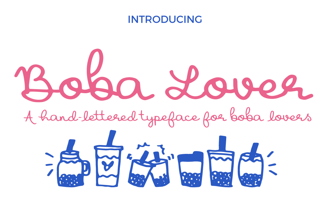 Boba Lover: A Playful Script Font with Purpose