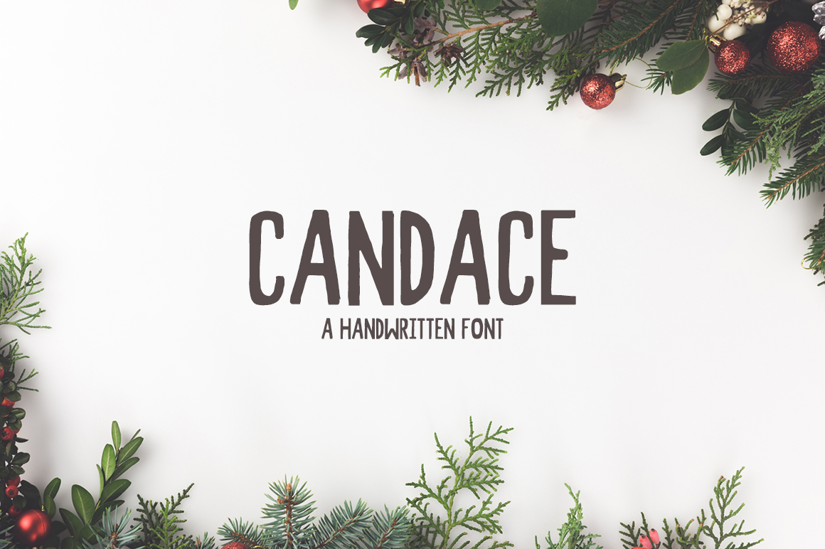 Candace Handwritten Font for Bold Displays