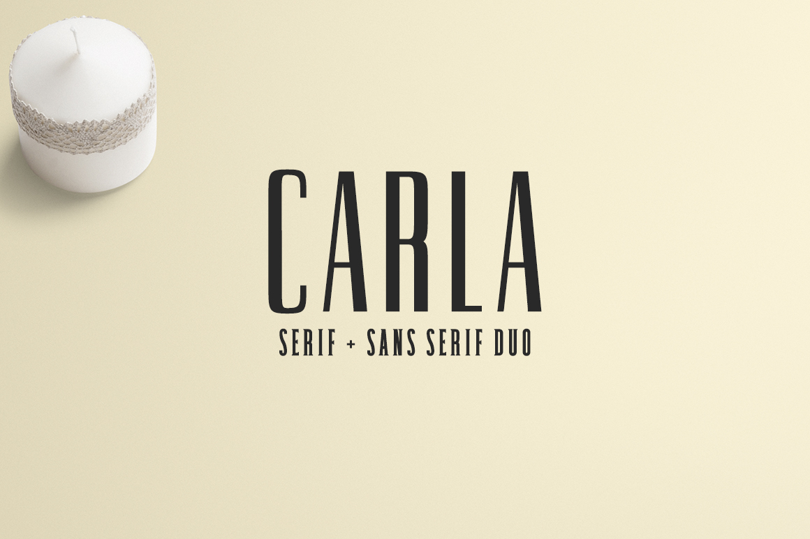 Carla Duo: A Serif and Sans Serif Font Pack for Streamlined Design Workflows