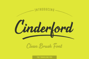 Cinderford Bold Script: Sporty Type for Bold Displays