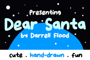 Dear Santa: A Whimsical Font That Balances Charm and Legibility