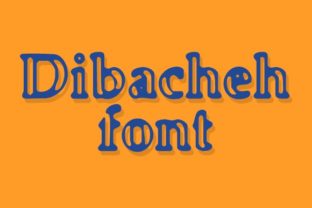 Dibacheh: The Outlined Bold Latin Serif Font That Demands Attention