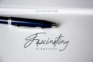 Fascinating Signature: A Versatile Script Font for Designers