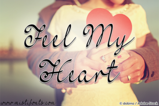 Feel My Heart: Using a Romantic Calligraphy Font with Strategic Intent