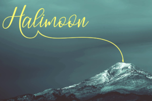 Halimoon Script: A Versatile Font for Modern Design Work