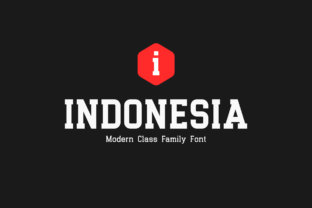 Indonesia: A Slab Serif Font Built for Impact and Clarity