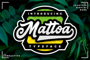 Introducing Mattoa: A Bold Display Typeface for Vintage and Modern Design