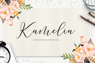 Kamelia: A Script Font That Brings Elegance to Any Design