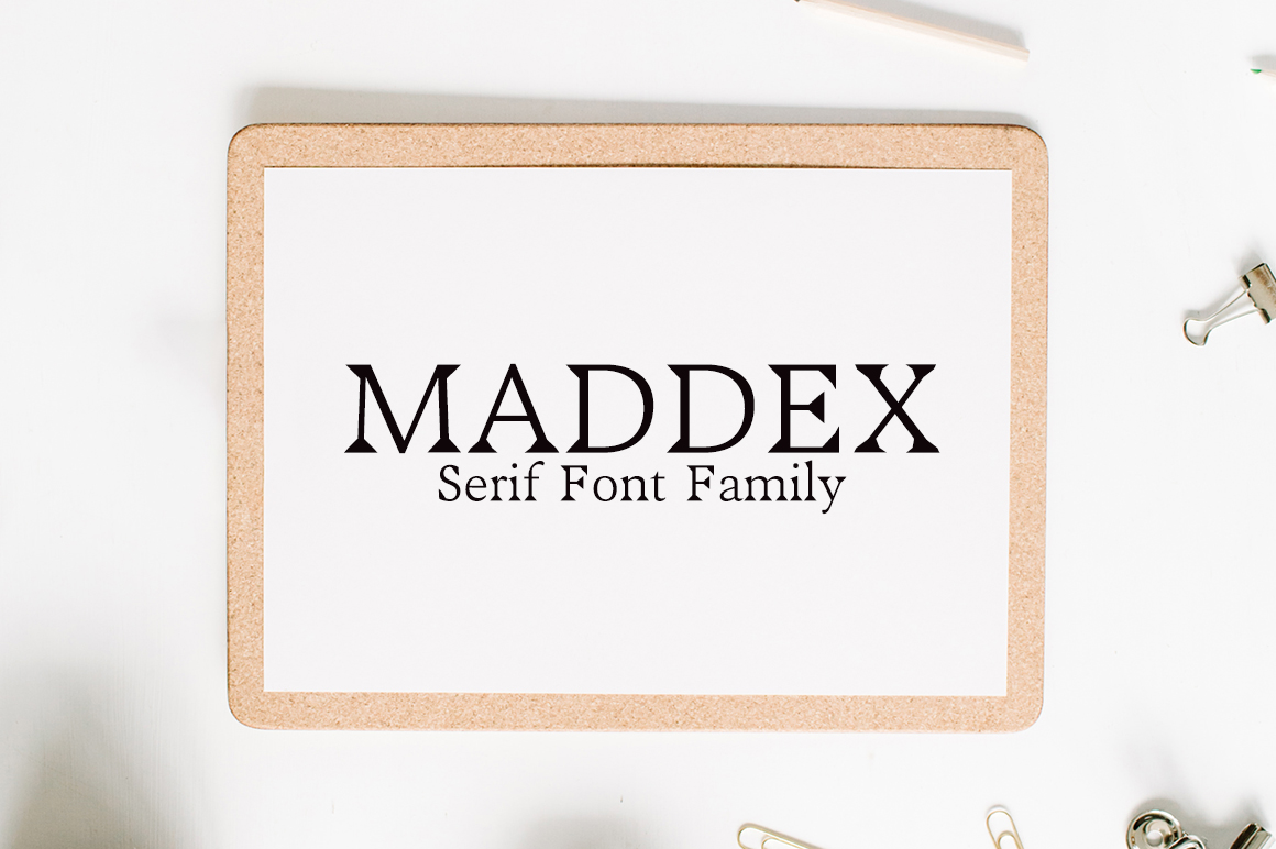 Maddex Serif: Elevate Your Modern Brand Identity