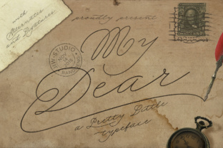 My Dear: A Calligraphy Font with Classic Elegance