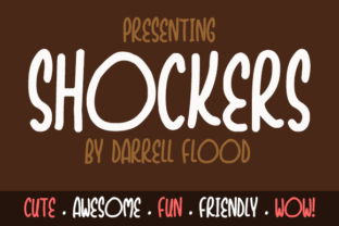 Shockers: A Playful Felt Marker Font for Casual and Creative Projects