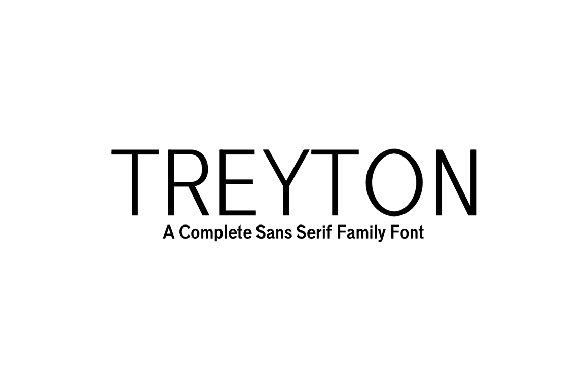 Treyton and Treyton: A Sans Serif Font Family Built for Real Workflows