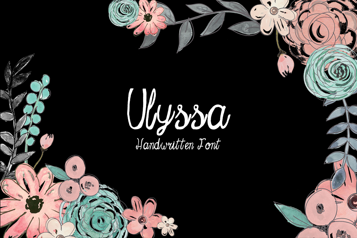 Ulyssa: A Handwritten Font That Elevates Design