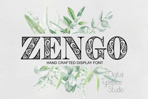 Zengo: A Decorative Serif Font Designed for Distinctive Visual Communication